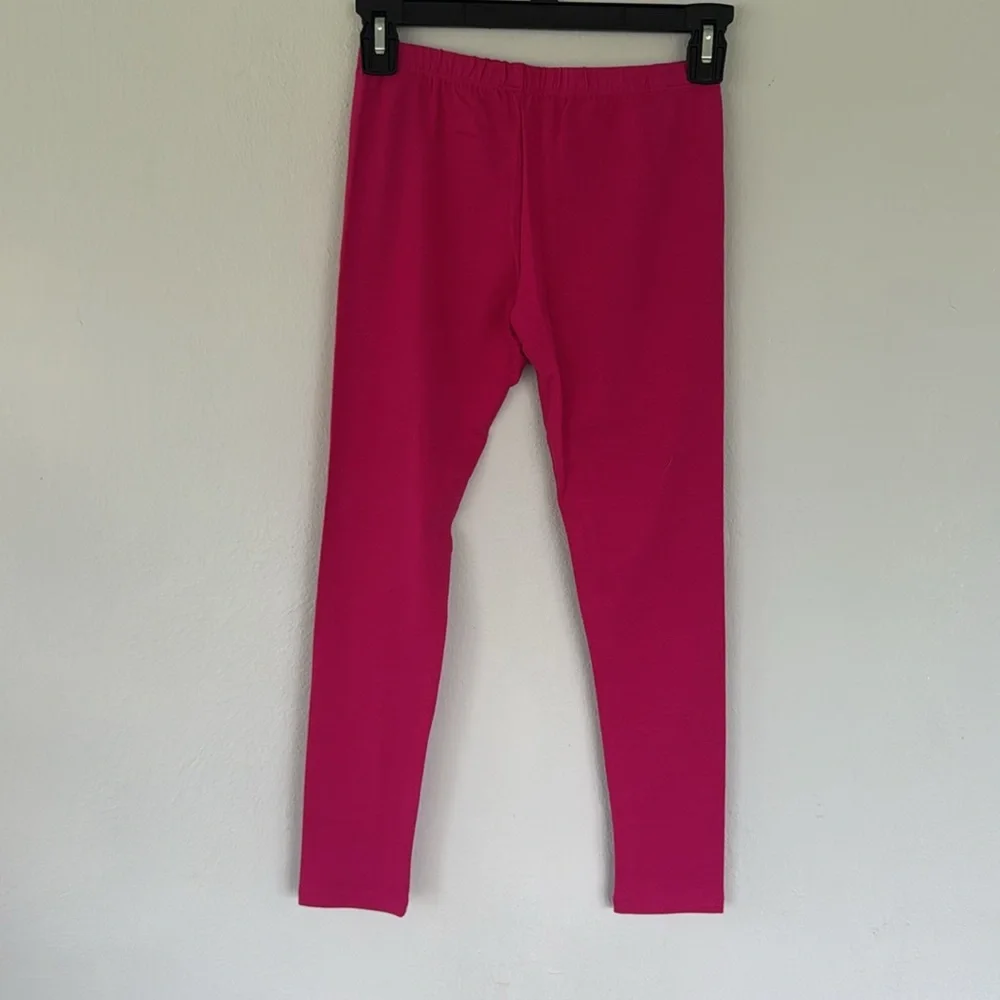 The Children’s Place girl’s pink pull on elastic waist leggings size large 10/12